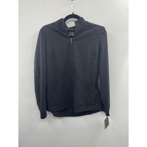 NWT White Cross CRFT WJ704 Neck Zip Jacket Women's XS Black Long Sleeve Classic